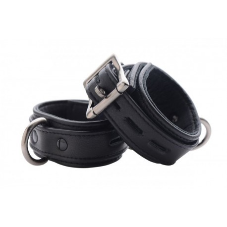 Strict Leather Luxury Locking Ankle Cuffs